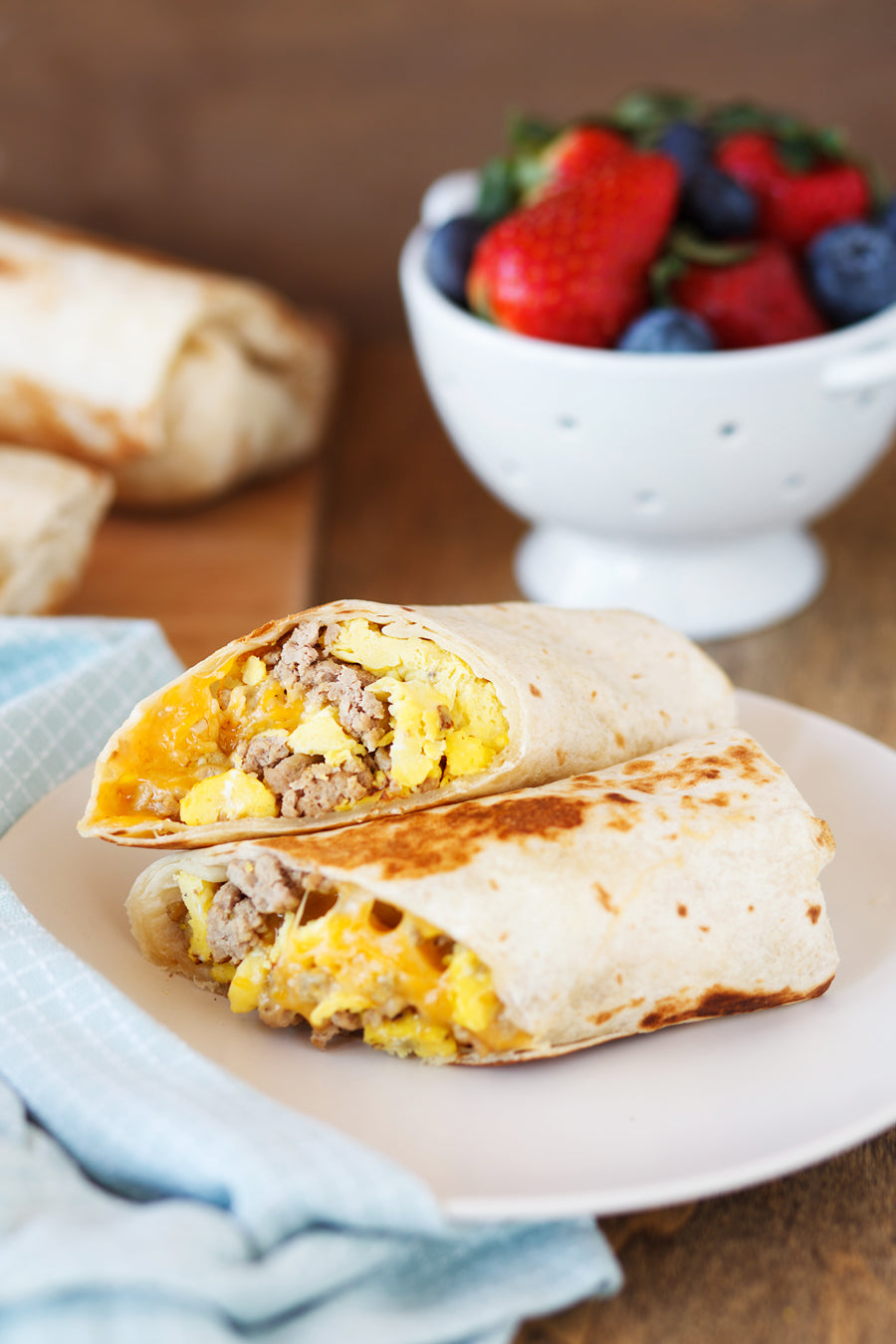 Bison Breakfast Burrito